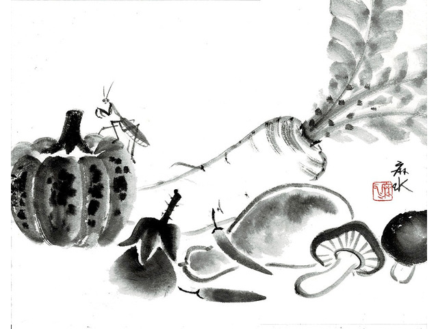 「水墨画1日体験」